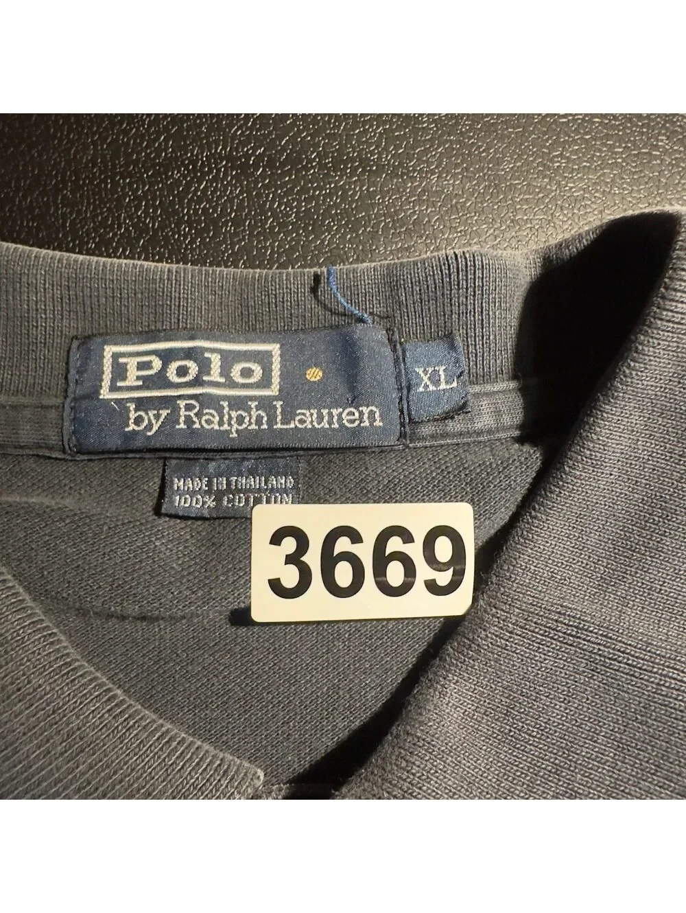 Polo Ralph Lauren Black Polo Mens XL Cotton